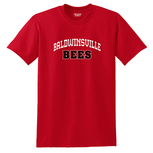 "Baldwinsville Bees" Honeycomb Design T-shirt