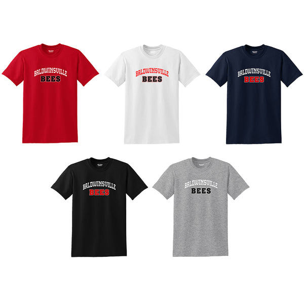 "Baldwinsville Bees" Honeycomb Design T-shirt