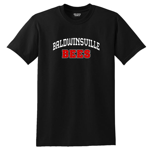 "Baldwinsville Bees" Honeycomb Design T-shirt