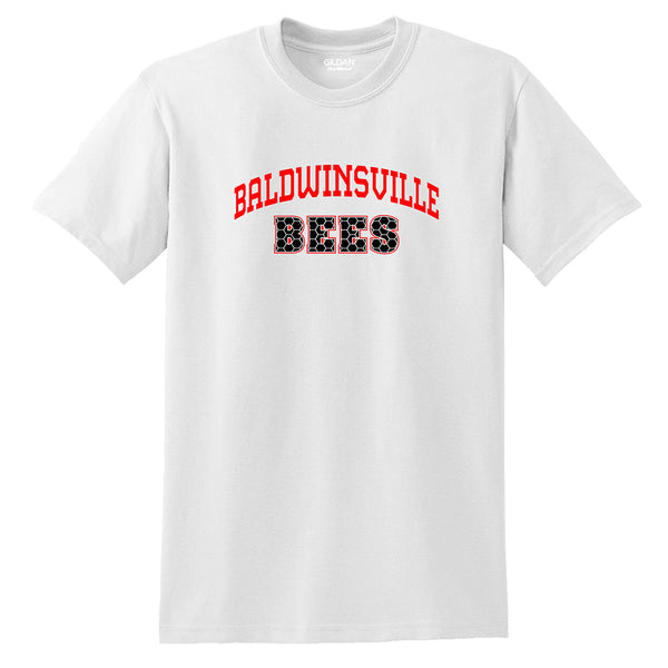 "Baldwinsville Bees" Honeycomb Design T-shirt