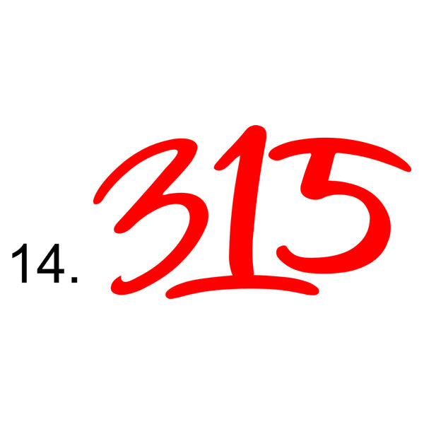 Custom Embroidered "315" New Era Adjustable Caps