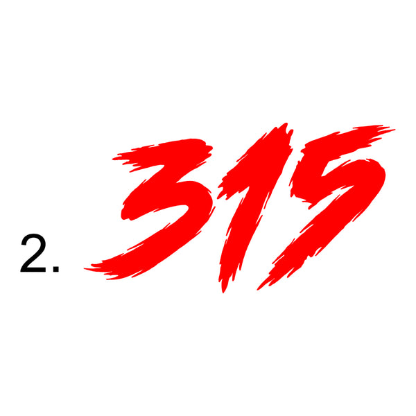 Custom Embroidered "315" New Era Adjustable Caps