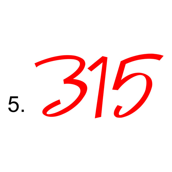 Custom Embroidered "315" New Era Adjustable Caps