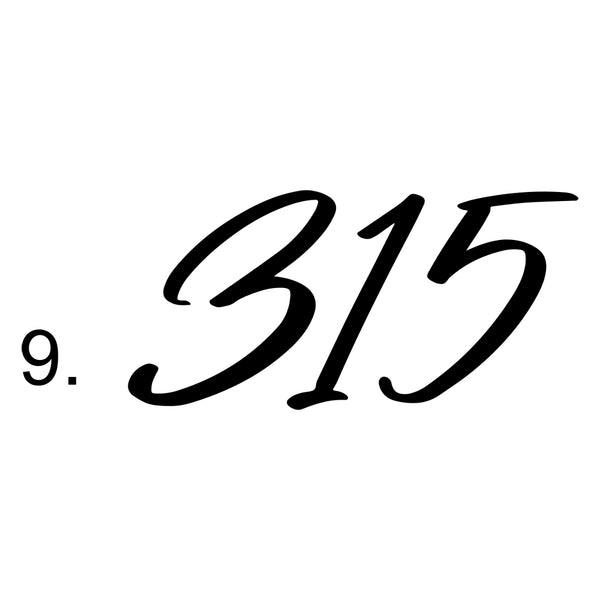 Custom Embroidered "315" New Era Adjustable Caps
