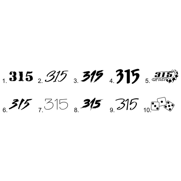 315 Face Masks