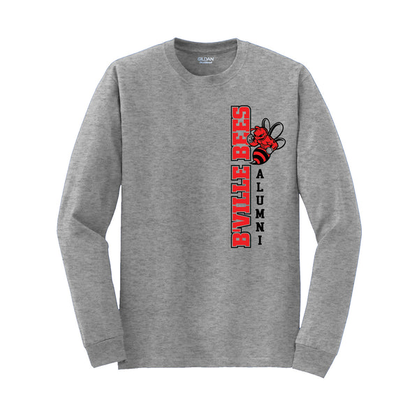 B'Ville Alum Left-Side Two-Color Logo Long Sleeve