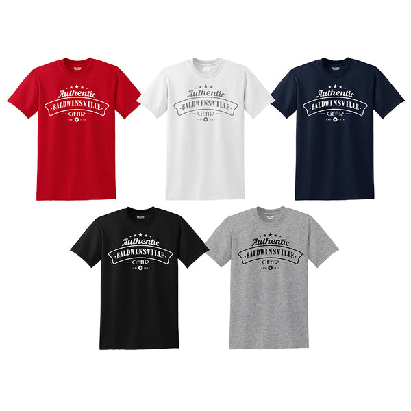 "Authentic Baldwinsville Gear" T-shirts