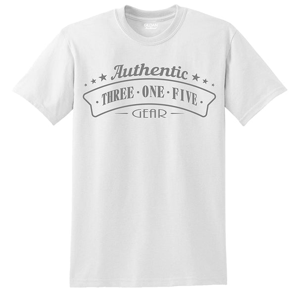 "Authentic Three One Five Gear" T-shirts