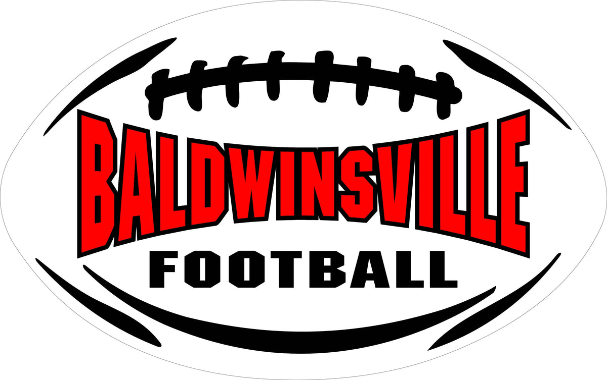"Baldwinsville Football" Decal Vinyl Designs Store