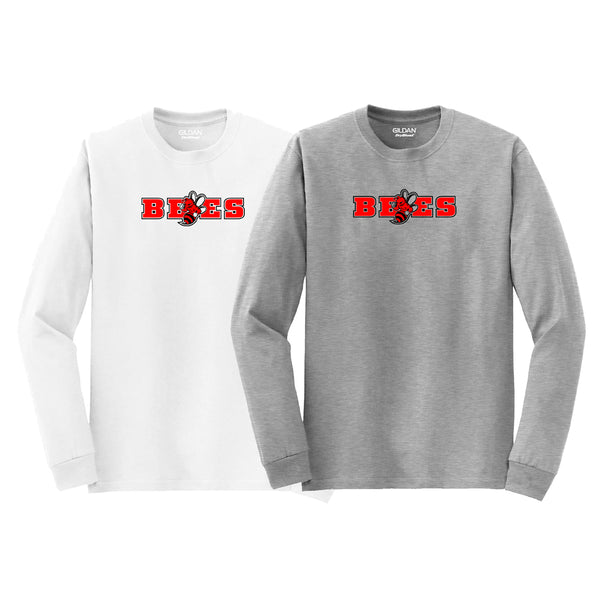 "Bees" Front Logo Long-Sleeve