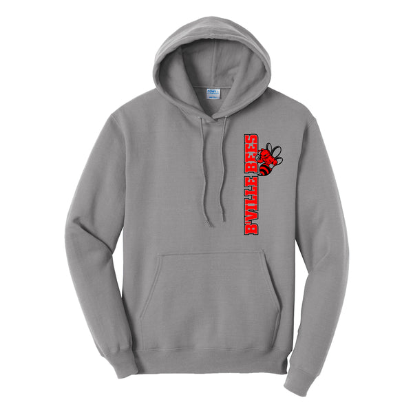 "B'Ville Bees" Left Side Logo Hoodie