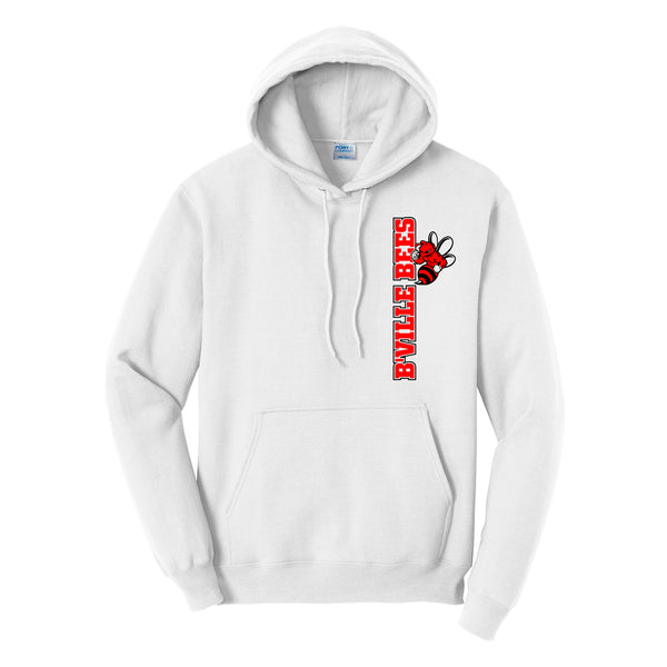 "B'Ville Bees" Left Side Logo Hoodie
