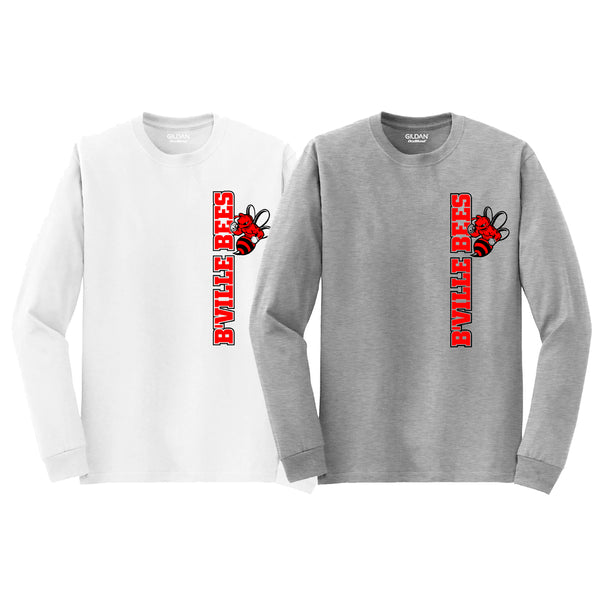 "B'Ville Bees" Left Side Logo Long-Sleeve