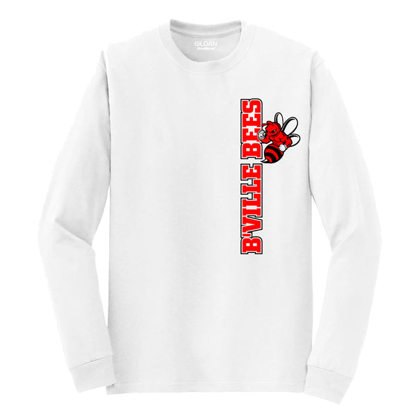"B'Ville Bees" Left Side Logo Long-Sleeve