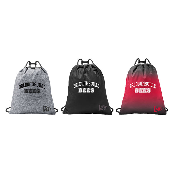 "Baldwinsville Bees" Honeycomb Cinch Bags