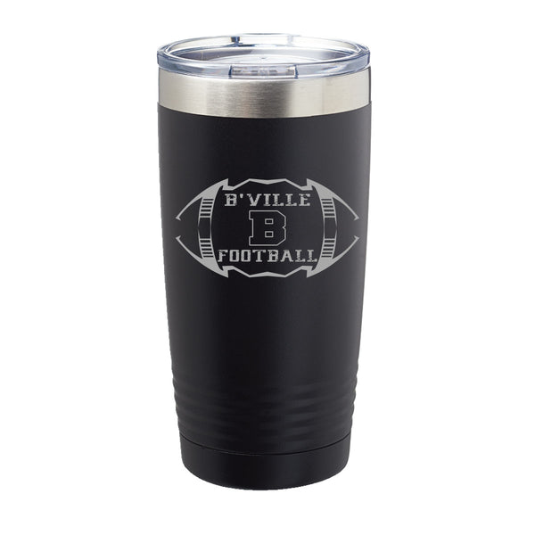 "B'ville Football" 20oz. Insulated Tumblers