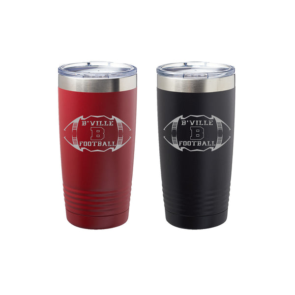 "B'ville Football" 20oz. Insulated Tumblers