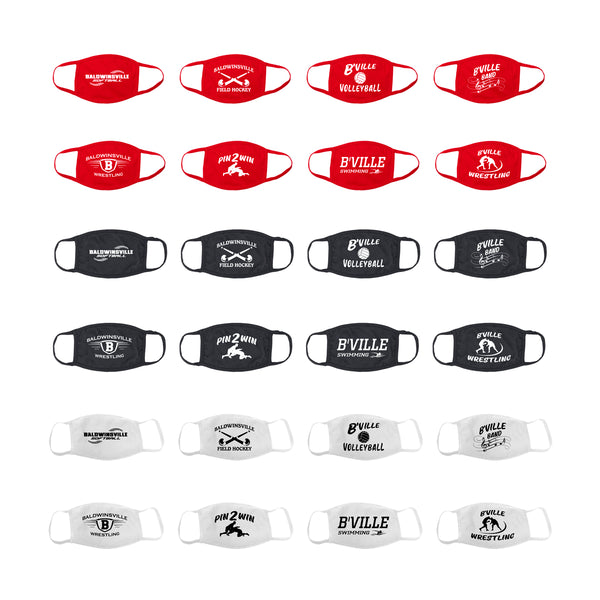 B'Ville Sports-Themed Face Masks