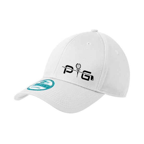 PiG NE200 Adjustable Structured Hat w/ Embroidered Logo