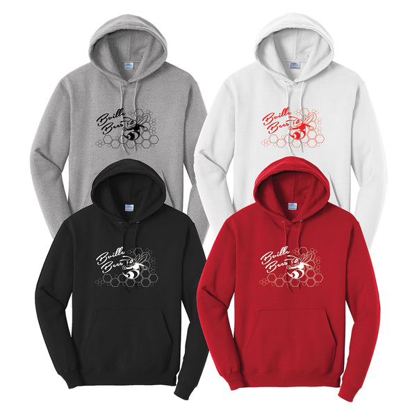 B'ville Bees Honeycomb 50/50 Hoodie