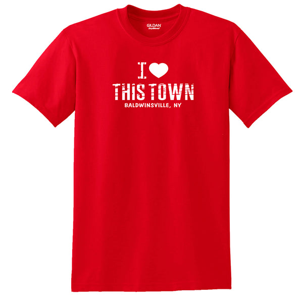 "I Love This Town (Baldwinsville, NY)" T-shirt