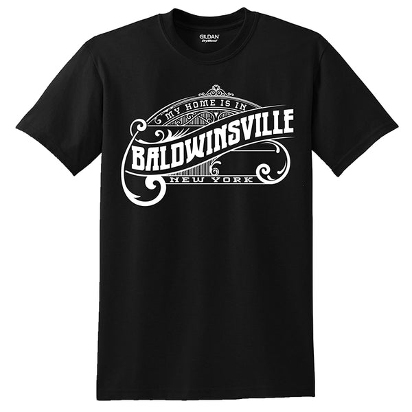 "My Home is in Baldwinsville" T-shirts