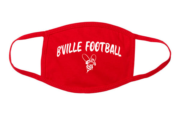 Red B'Ville Face Masks