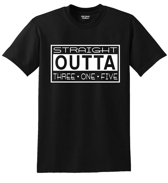"Straight Outta Three-One-Five" T-shirts