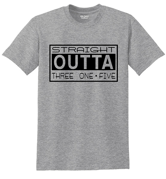 "Straight Outta Three-One-Five" T-shirts