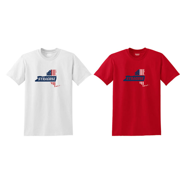 Full Color Syracuse Map Apparel