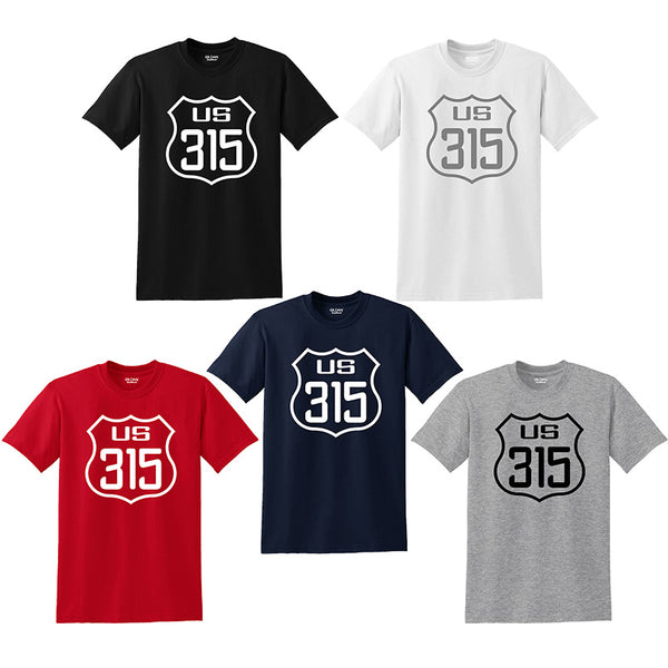"US 315" T-shirts