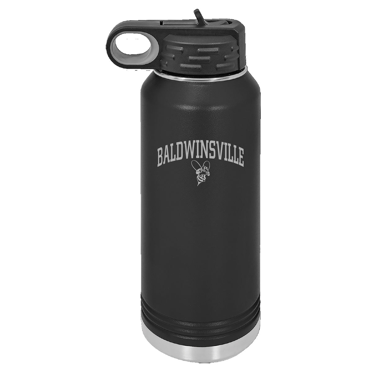 White Insulated Squeeze Bottle (30 oz)