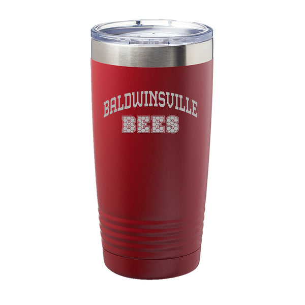 "Baldwinsville Bees" Honeycomb (v2) 20oz. Insulated Tumblers