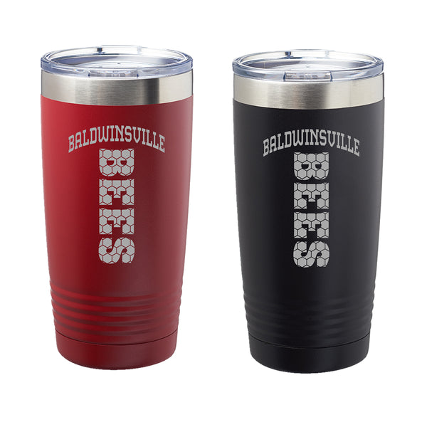 "Baldwinsville Bees" Honeycomb 20 oz. Insulated Tumblers