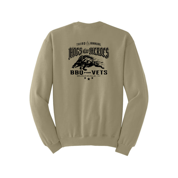 Hogs For Heroes Crewneck
