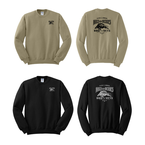 Hogs For Heroes Crewneck