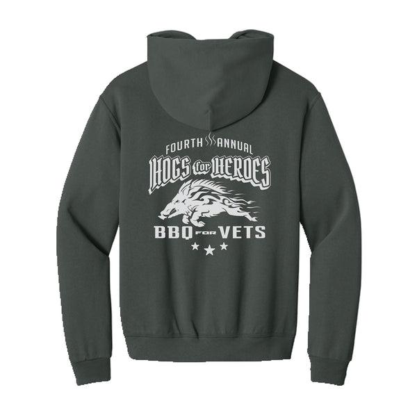 Hogs For Heroes 4th Annual Hoodie