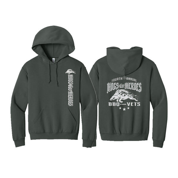 Hogs For Heroes 4th Annual Hoodie