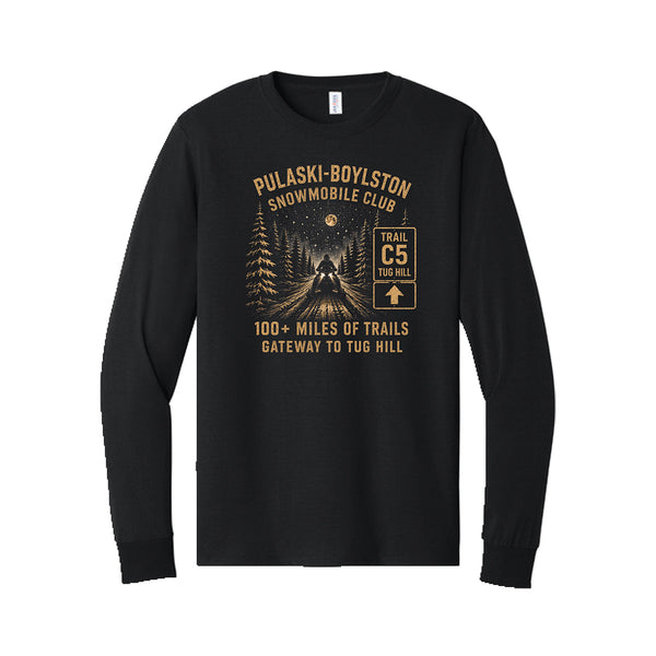 PBSC "Trail C5 / 100+ Miles of Trails" Long Sleeve Shirt