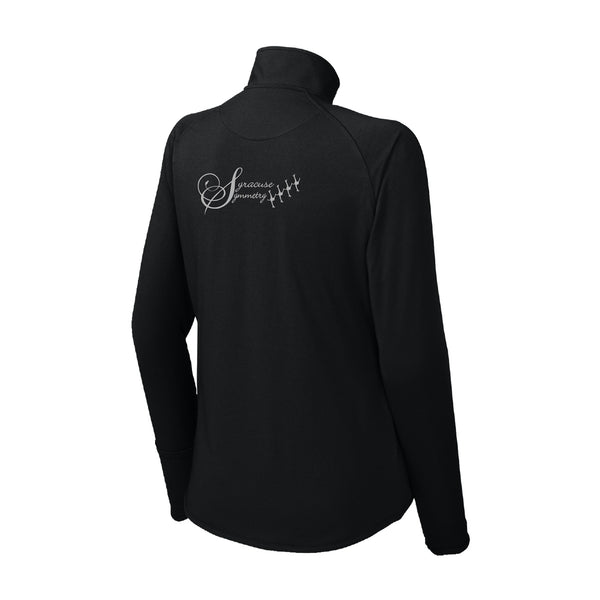 Syracuse Symmetry Women's Sport-Wick 1/4 Zip Jacket*