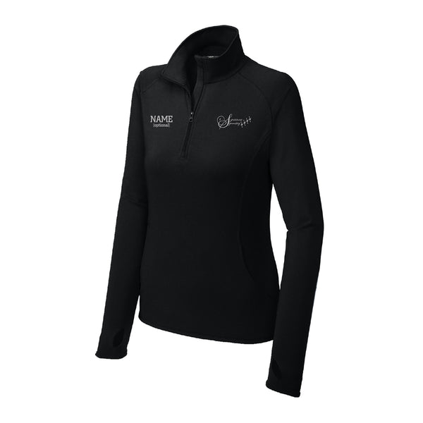 Syracuse Symmetry Women's Sport-Wick 1/4 Zip Jacket*