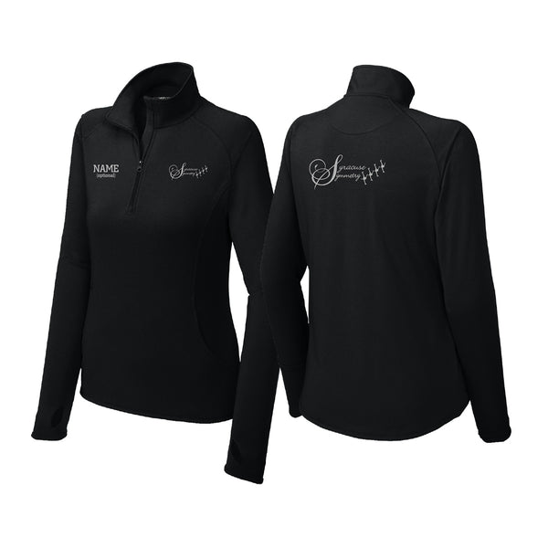 Syracuse Symmetry Women's Sport-Wick 1/4 Zip Jacket*