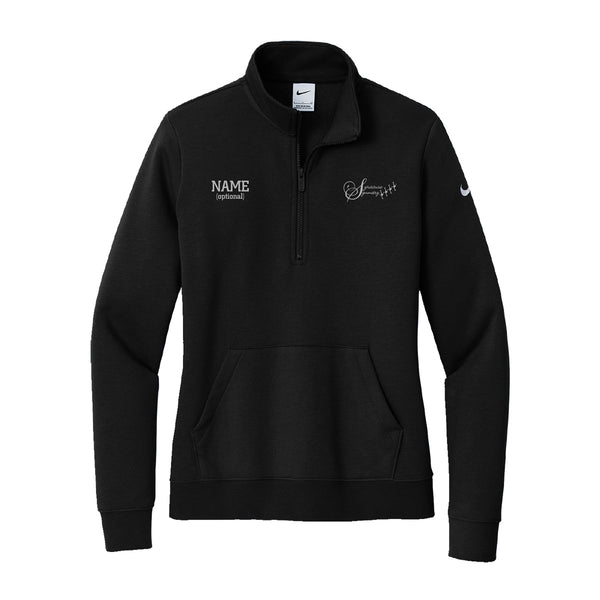 Syracuse Symmetry Nike Women's Club Fleece 1/2 Zip Jacket*