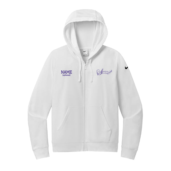 Syracuse Symmetry Nike Women's Club Fleece Full-Zip Hoodie*