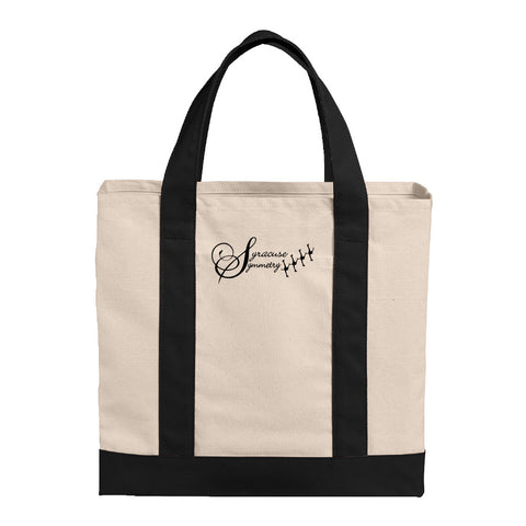 Syracuse Symmetry Canvas Tote