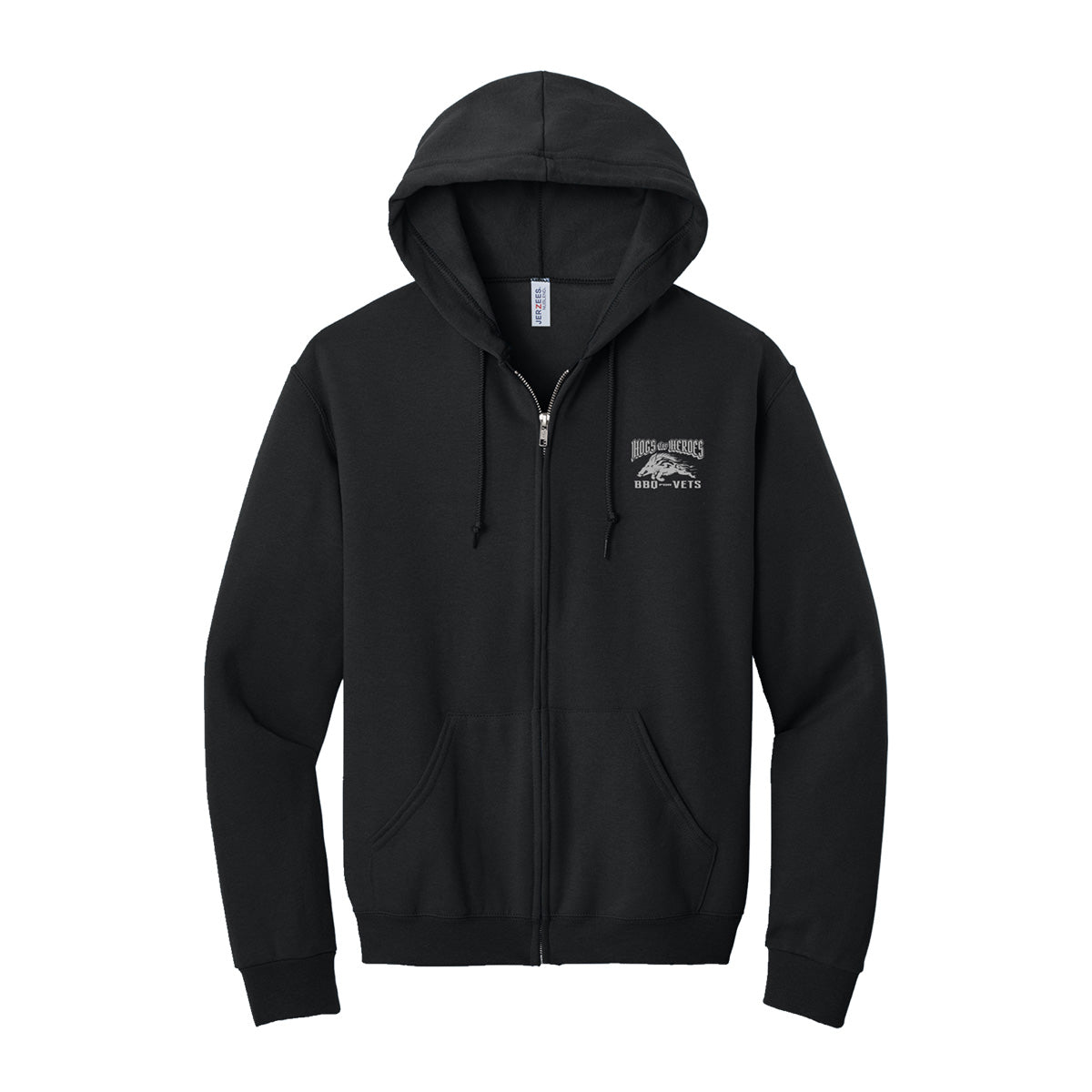 Hogs For Heroes Full-Zip Hoodie