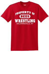 Gildan Short Sleeve T-Shirt - Property of Bees Wrestling - Red