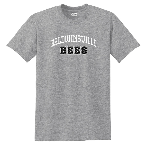 "Baldwinsville Bees" Honeycomb Design T-shirt