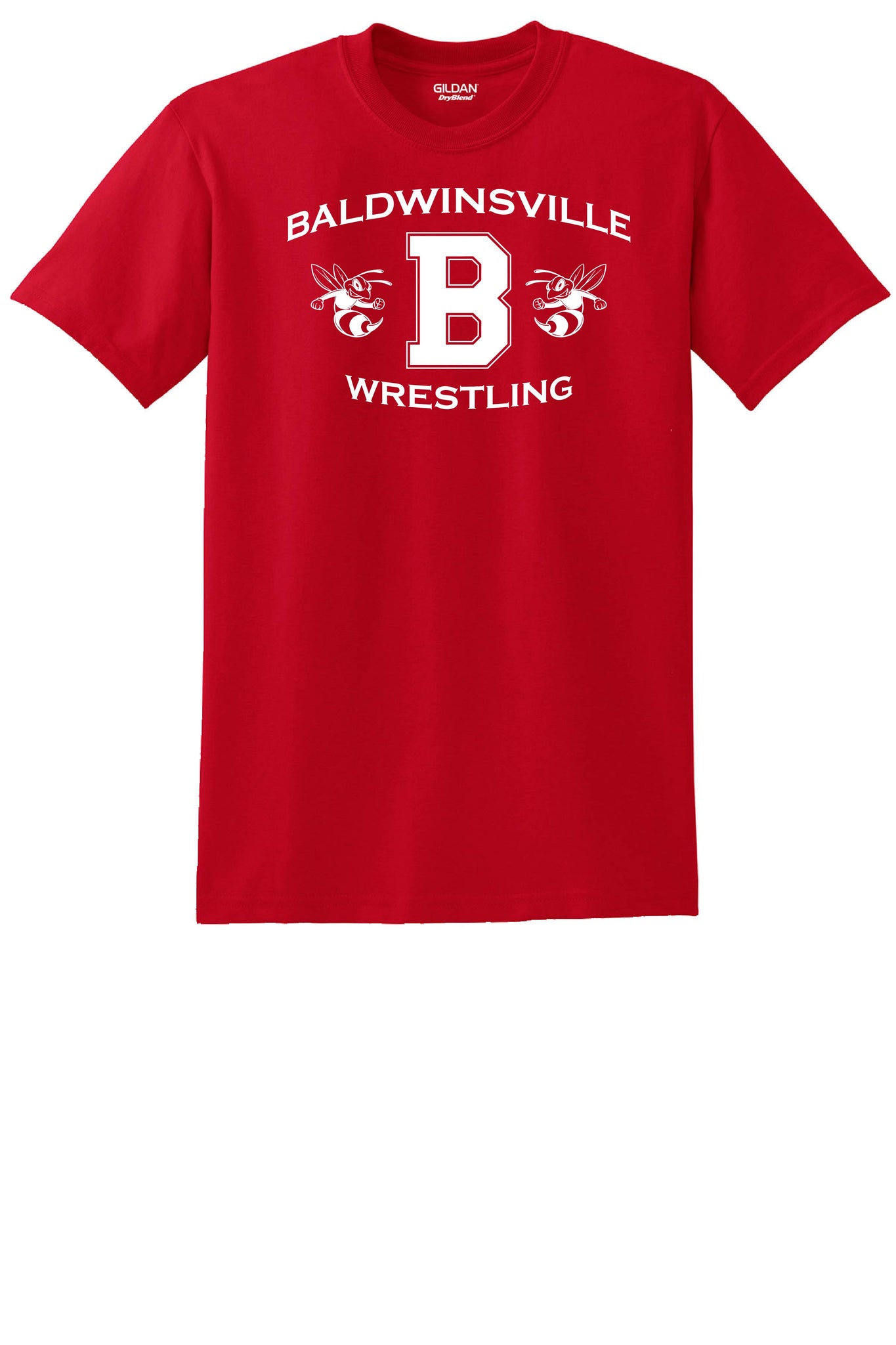 Gildan Short Sleeve T-Shirt - Baldwinsville Wrestling - Red