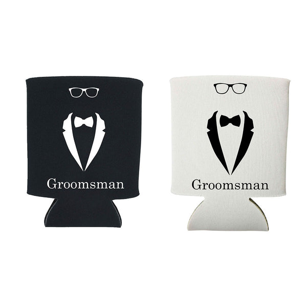 "Groomsman"/"Best Man"/"Married Man" Koozies